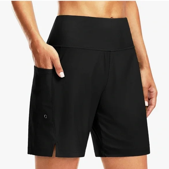 G Gradual Women's 7" Long Swim Board Shorts new - Picture 1 of 12